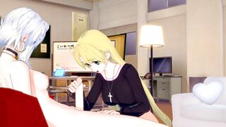 [DxD] Futanari Koneko Nailed Asia(3d Hentai)