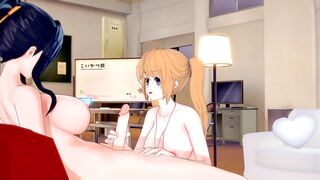 Futa Akeno x Irina[DxD] — 3D HENTAI