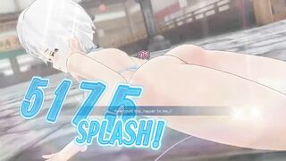 SENRAN KAGURA Peach Beach Splash (nude Mod Gameplay)