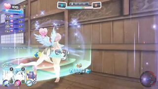 SENRAN KAGURA Peach Beach Splash (nude Mod Gameplay)