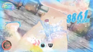 SENRAN KAGURA Peach Beach Splash (nude Mod Gameplay)