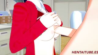 Sword Art Online - Kirito x Naoha Boobjob & Fuck inside a