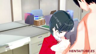 Sword Art Online - Kirito x Naoha Boobjob & Fuck inside a