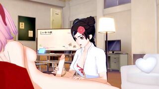 Futa Sakura x Tenten[Naruto] — 3D HENTAI
