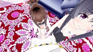 Kancolle: Hibiki Akatsuki Inazuma Ikazuchi Gang Bang Banged! with Admiral