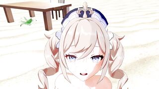 Barbara Genshin Impact 3D HENTAI 3/8