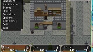 Holy Knight Luviria Town gang bang