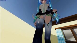 Giantess Miku wants to Play with you [sizebox]