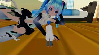 Giantess Miku wants to Play with you [sizebox]