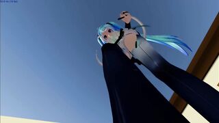 Giantess Miku wants to Play with you [sizebox]