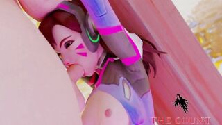 Overwatch - DVA best Compilation 2020 Sucking & Fucking (Sound)