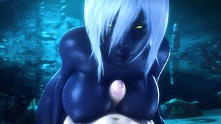 FALLEN THRONE | QUEEN NUALIA TITFUCK | FLAWLESS LOOP | ANIMATED |