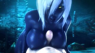 FALLEN THRONE | QUEEN NUALIA TITFUCK | FLAWLESS LOOP | ANIMATED |