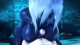 FALLEN THRONE | QUEEN NUALIA TITFUCK | FLAWLESS LOOP | ANIMATED |