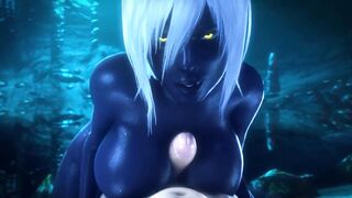 FALLEN THRONE | QUEEN NUALIA TITFUCK | FLAWLESS LOOP | ANIMATED |
