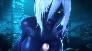 FALLEN THRONE | QUEEN NUALIA TITFUCK | FLAWLESS LOOP | ANIMATED |