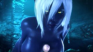 FALLEN THRONE | QUEEN NUALIA TITFUCK | FLAWLESS LOOP | ANIMATED |