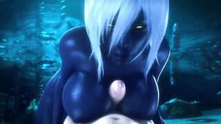 FALLEN THRONE | QUEEN NUALIA TITFUCK | FLAWLESS LOOP | ANIMATED |