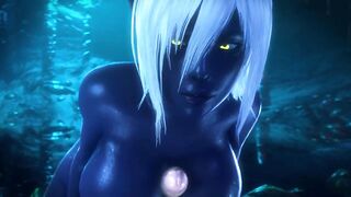 FALLEN THRONE | QUEEN NUALIA TITFUCK | FLAWLESS LOOP | ANIMATED |