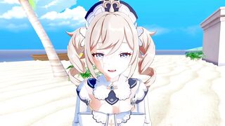 Barbara Genshin Impact 3D HENTAI 2/8