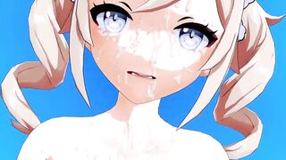 Barbara Genshin Impact 3D ANIMATED 7/8