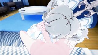 Genshin Impact - Screwed Barbara point of see. give a Bj, Cum