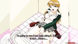 Animated Uncensored · Blonde Lesbo Eats her Amateur Long Tit Friend's Vagina