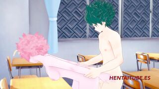 Boku no Hero Hentai - Sex Party with 4 Boys and 4