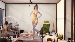 《ai少女》刚干完事凌乱的房间裸舞极乐净土