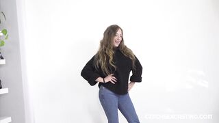 Whore from Barcelona fucks into casting