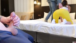 Amateur Ex-Wife is Fucking while Cuckold Husband is Watching