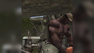 Big Ebony Delivery Guy Meets Redneck Farm Couple