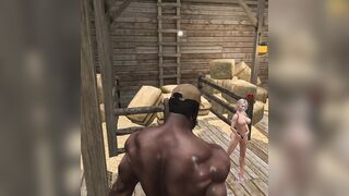 Big Ebony Delivery Guy Meets Redneck Farm Couple