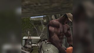 Big Ebony Delivery Guy Meets Redneck Farm Couple