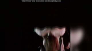 Kitten Natividad long tit striptease, upscaled to 48fps 4K