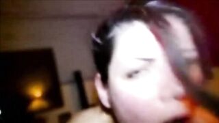 Long Tit barely legal drilles into her squirting snatch - rough homemade
