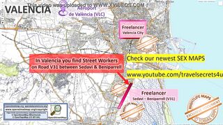 South Spain Street Prostitution Map, Malaga, Valencia, Barcelona, Benidorm, Public,