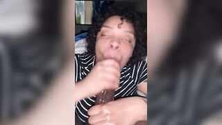 Step Sister Sneaked into my Room and I Cum on