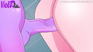 Pink makes the impostor aroused and he fucks her and