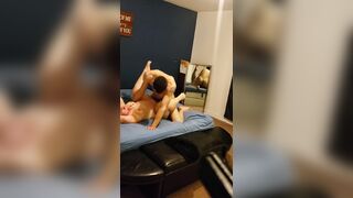 Amateur mom with Glasses Gets a Crazy Hot a Crazy Hot Pounding.