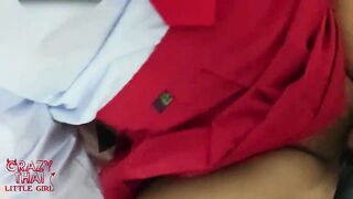 My adorable eastern lover wear College Girl uniform and Sex very