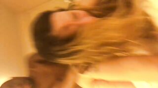 Tiny White chick Gets Destroyed By big black dick