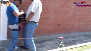 DANNA GODDESS WALKING NUDE INTO THE AVENUE AND HAVING SEX