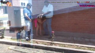 DANNA GODDESS WALKING NUDE INTO THE AVENUE AND HAVING SEX