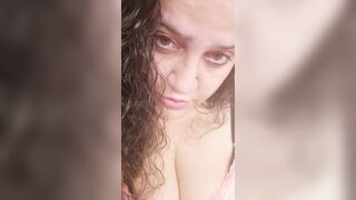 Puerto Rican Thickness Seductively Tease, Sliding up and down her