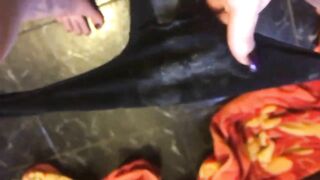 After sex bushy pierced cumshot vagina and panty