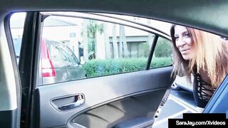 Freaky Vehicle Pooling Sara Jay Gets Muff Stuffed By Long