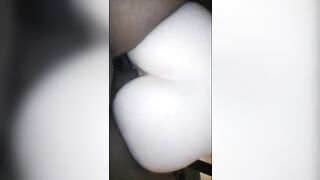 Thin Mistress Creamed by big black cock