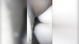 Thin Mistress Creamed by big black cock