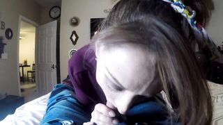 New Skillz Giving her Blowing Penis Talent a Test Drink